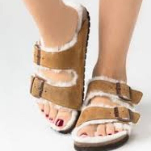 Birkenstock - Arizona Shearling Suede Leather - Brand New - Size EU 40 - Picture 9 of 15